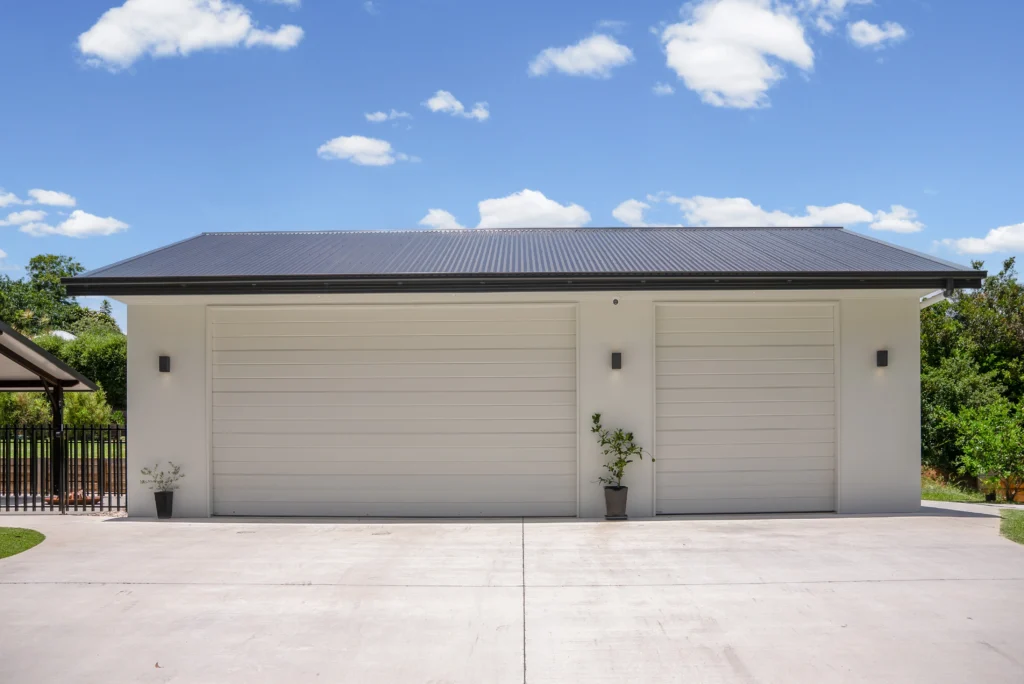 Concrete Driveway + Garage